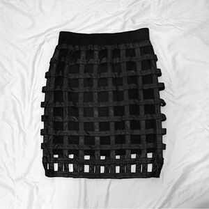 2B Bebe Cage Mini Skirt